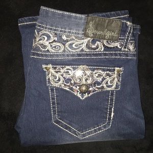 Soundgirl Bootcut Jeans Sz 11- Slightly distressed